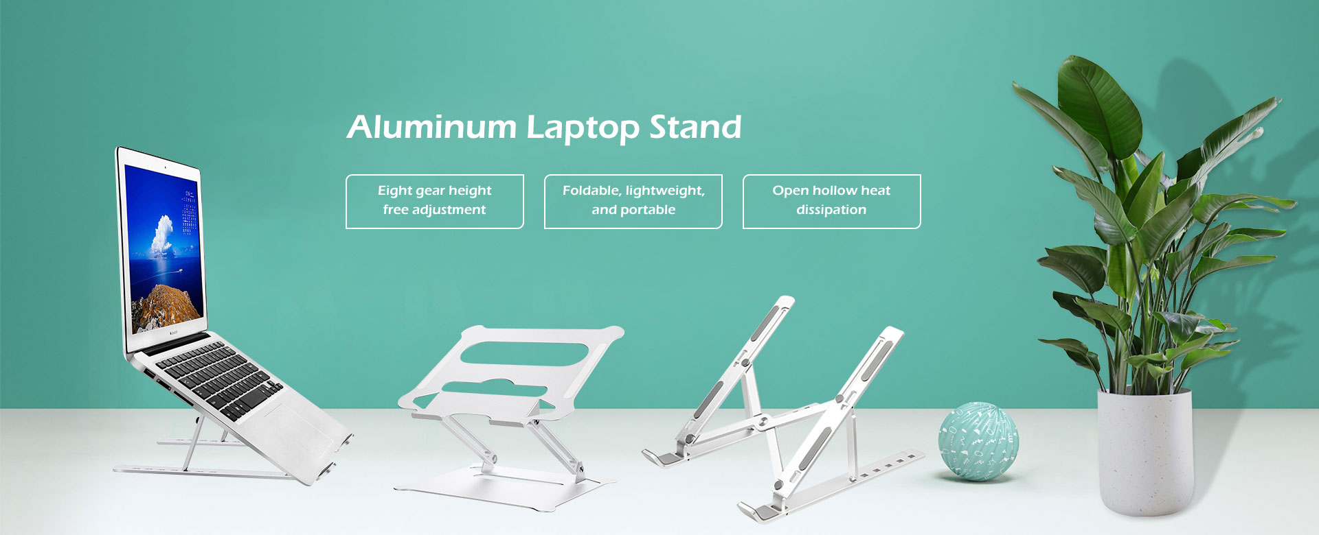 Ĉinaj Aluminiaj Laptop Stand Fabrikistoj